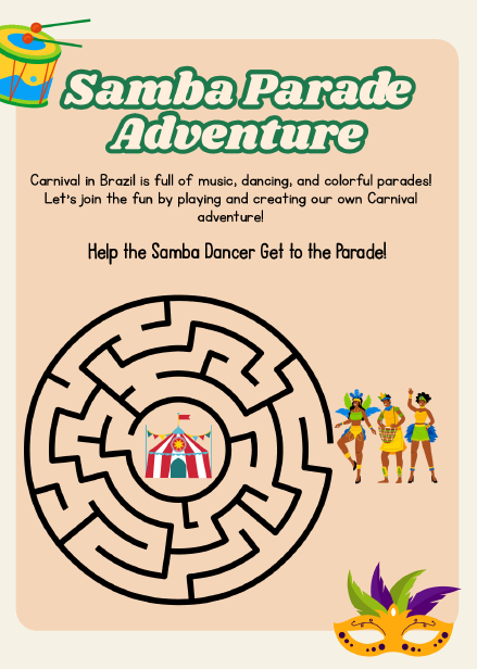 Brazil – Culture & Kindness Passport | Ages 3–7