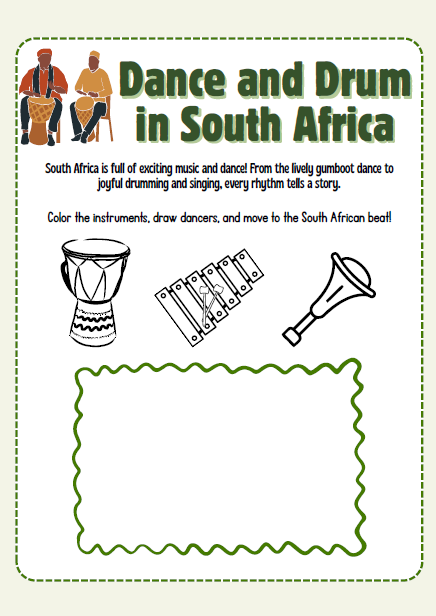 South Africa – Culture & Kindness Passport | Ages 5+