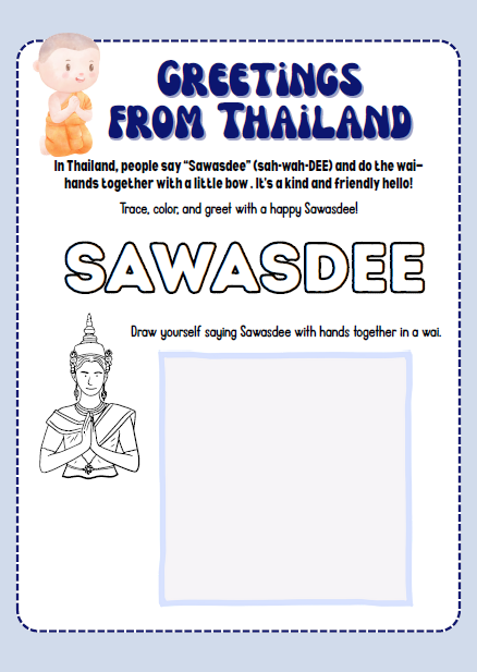 Thailand – Culture & Kindness Passport | Ages 5+