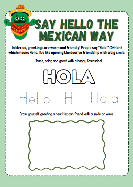 Mexico – Culture & Kindness Passport | Ages 5+