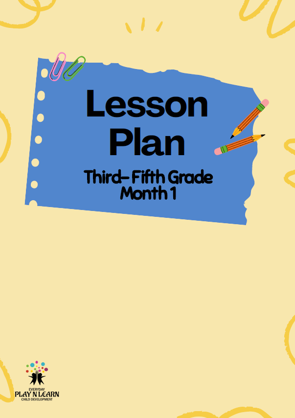 DC Lesson Plan: 3rd & 5th Grade – September