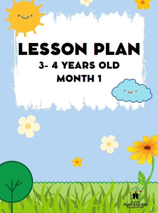 DC Lesson Plan: 3–4 Years Old – September