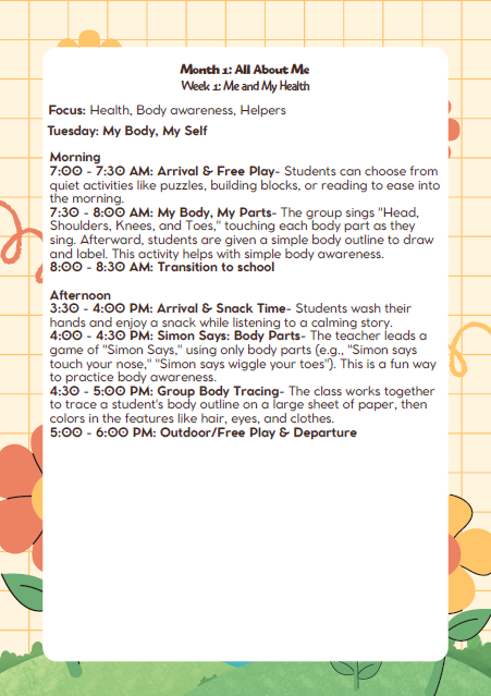 MD Lesson Plan: 1st–2nd Grade – September