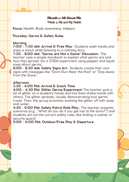 MD Lesson Plan: 1st–2nd Grade – September