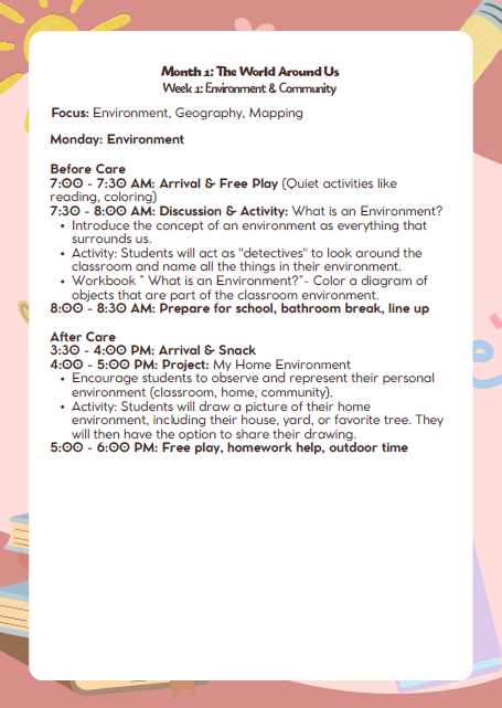 MD Lesson Plan: 3rd–5th Grade – September