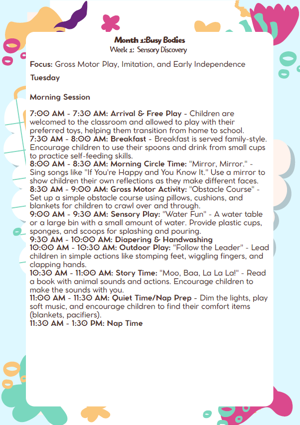 MD Lesson Plan – 12–18 Months (September Edition)