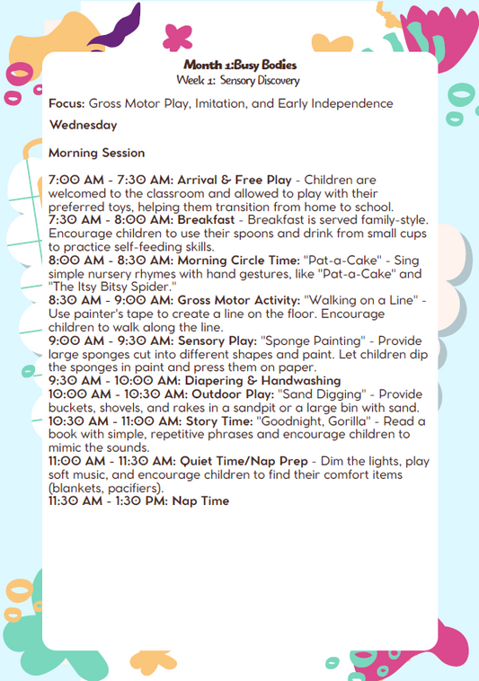 MD Lesson Plan – 12–18 Months (September Edition)