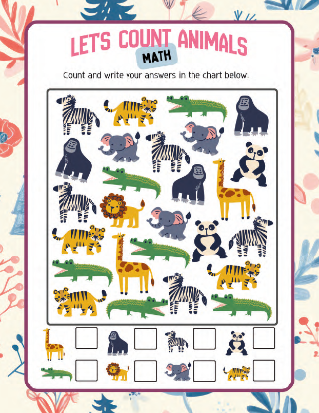 Nanny Activity Book | Ages 3–5