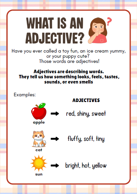 Adjectives Around Me | 1st grade-2nd grade