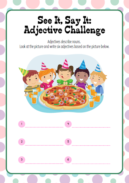 Adjectives Around Me | 3rd-4th grade