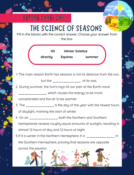 Seasons and Global Celebration- December | Ages 9-11