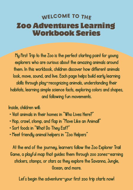 My First Trip to the Zoo | Ages 2-5