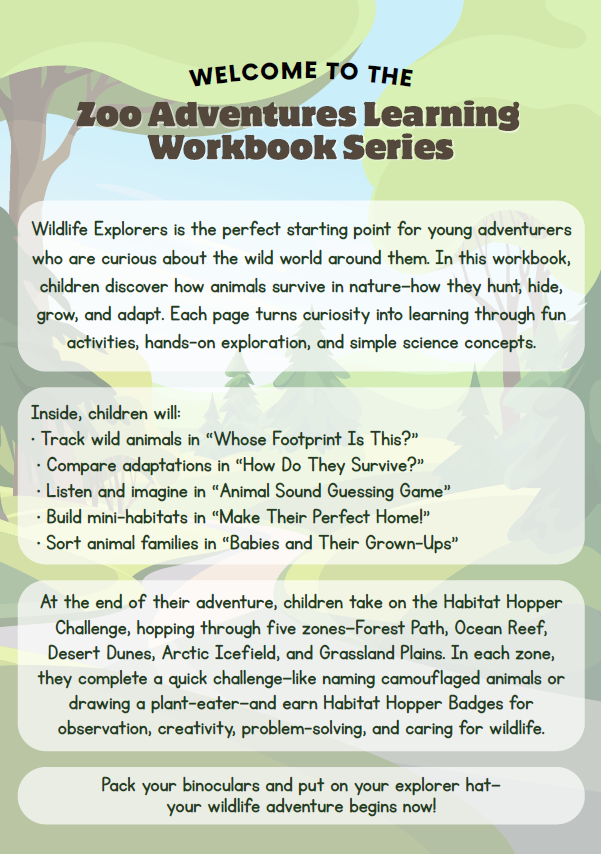 Wildlife Explorers | Ages 6–8 years