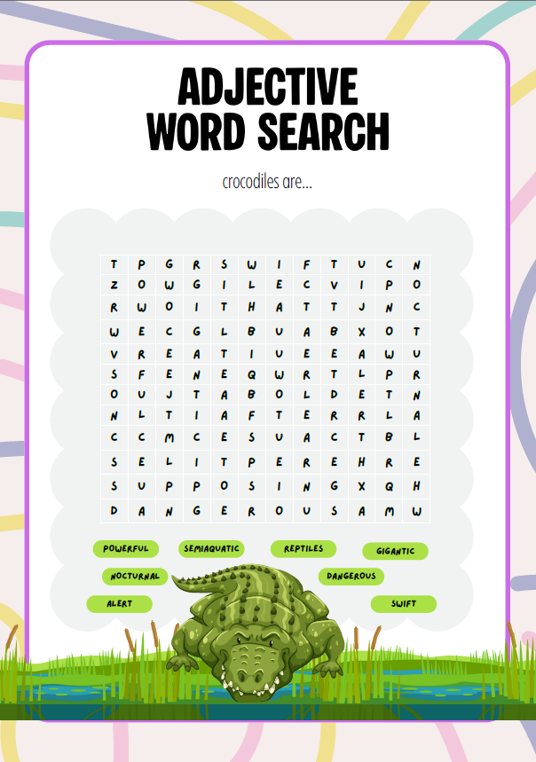 Adjectives Around Me | 5th–6th Grade