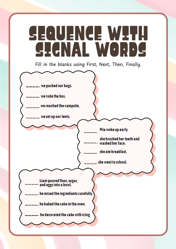 Story Sequencing & Retelling | 3rd–4th Grade