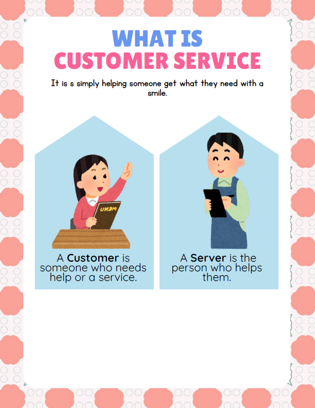 Customer Service - May | Grades 1–2 – The Everyday Play N Learn ...
