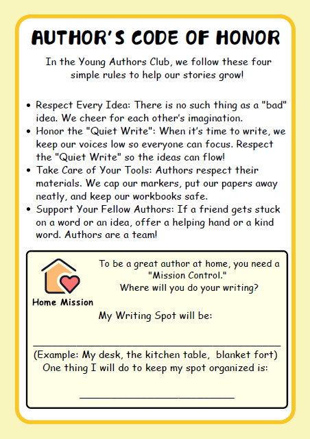 Young Authors Club | Ages 6+