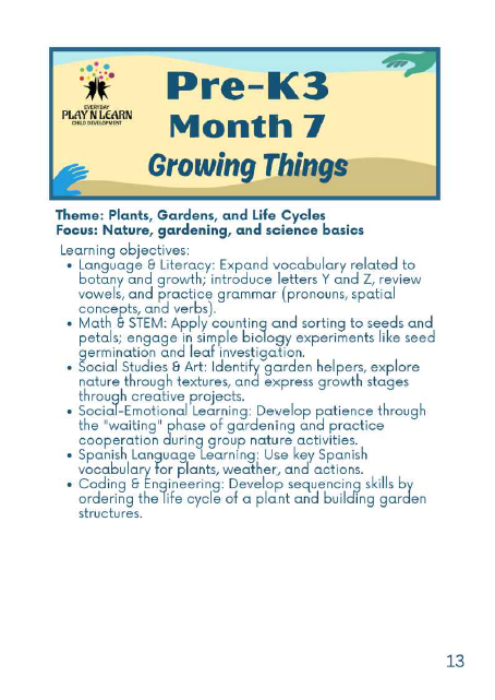 Preschool: Growing Things - March Edition | Ages 3-5