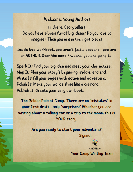 Young Author’s Summer Camp - 7-Week Publishing Experience | Junior