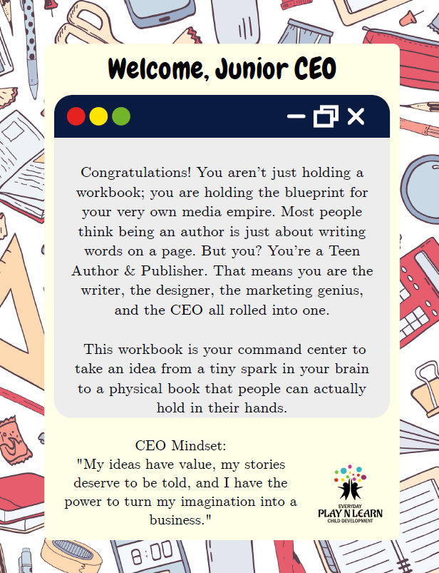 Young Author - 3-Day Teen's Boot Camp | Ages 5–6