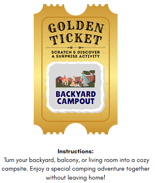 Scratch-Off Golden Ticket | 7-12yrs old