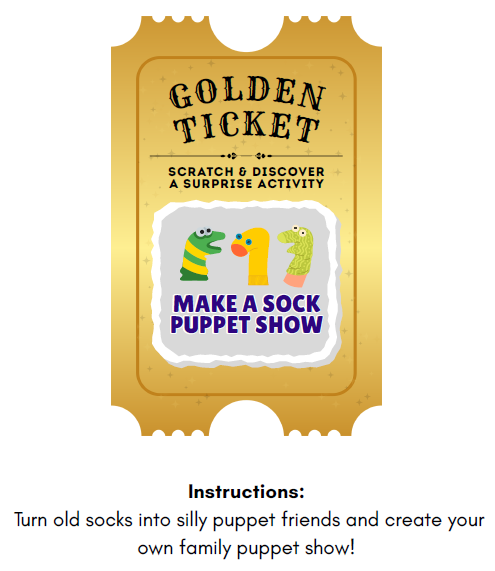 Scratch-Off Golden Ticket | 7-12yrs old