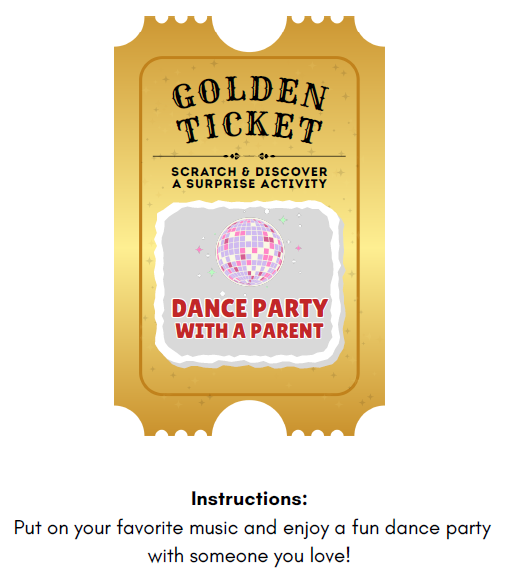 Scratch-Off Golden Ticket | 7-12yrs old