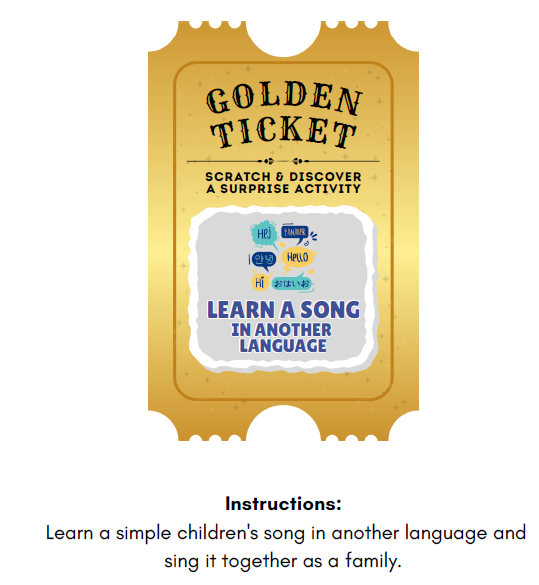 Scratch-Off Golden Ticket | 7-12yrs old