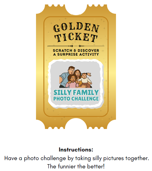 Scratch-Off Golden Ticket | 7-12yrs old