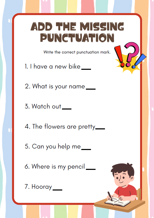 Writing Simple Sentences | Grades 1–3