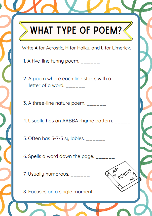 Poetry Exploration | Grades 3–5