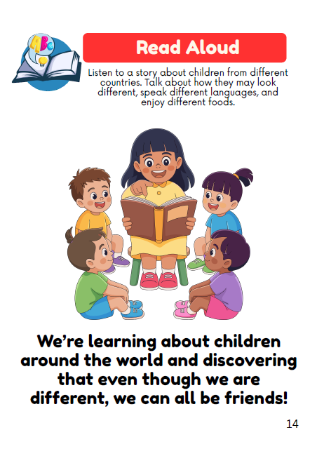 Preschool: Around the World – August Edition | Ages 3-5