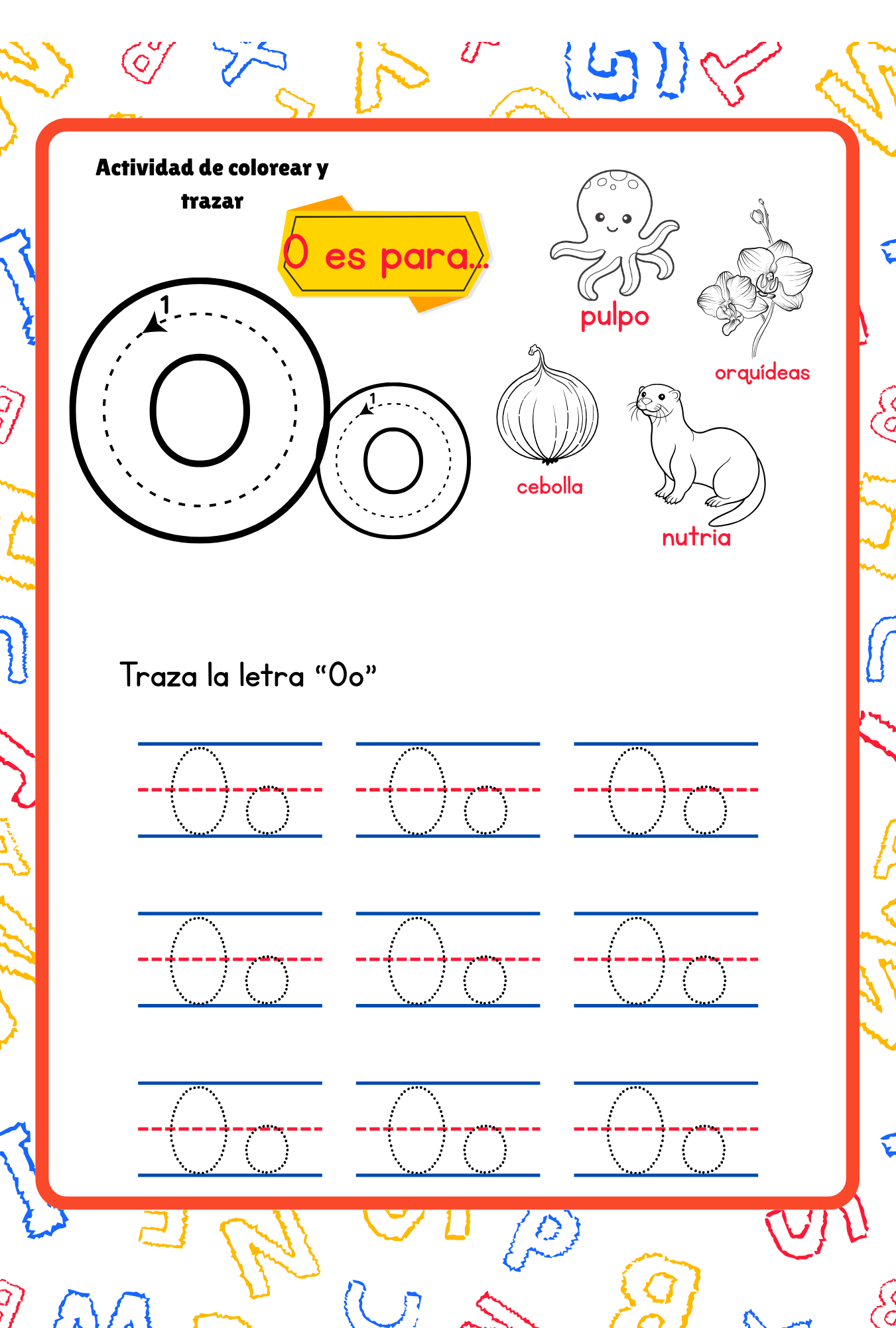 Spanish Version of Serie de aprendizaje temático: Alfabeto