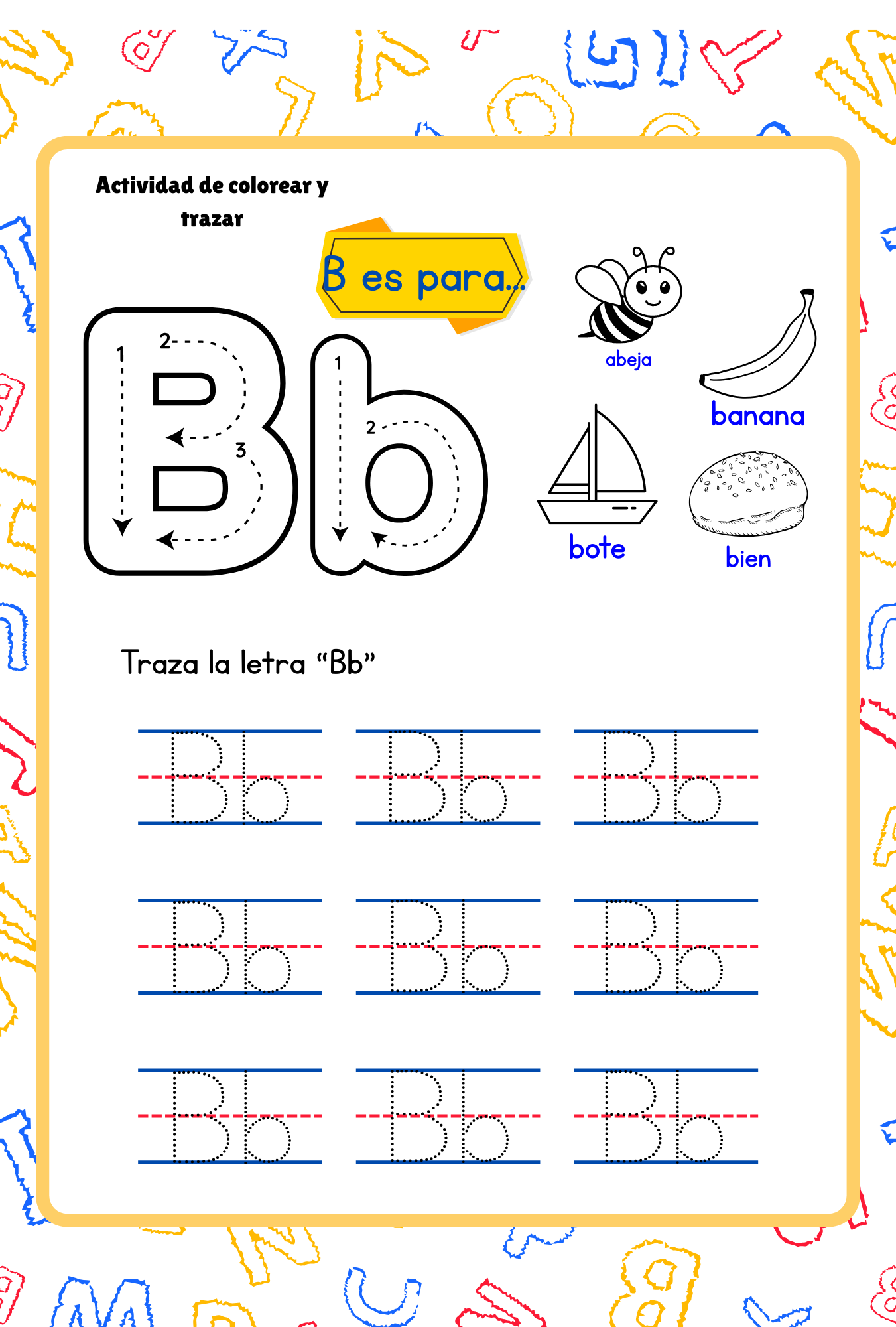Spanish Version of Serie de aprendizaje temático: Alfabeto